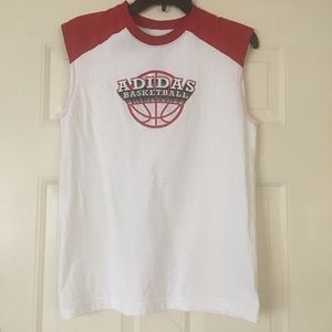 Adidas basketball sleeveless tee 🏀